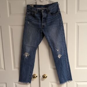 Levi's Classic 501 Blue Denim Jeans